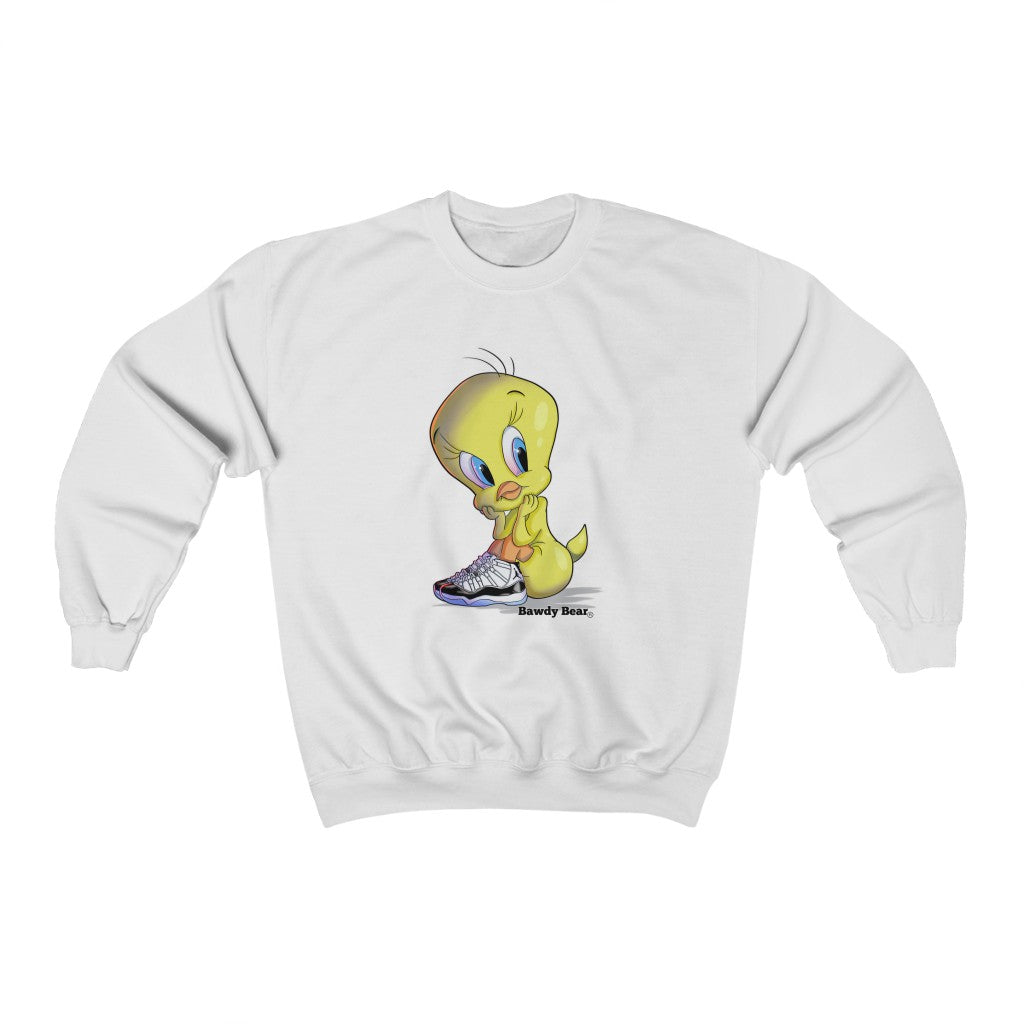 Tweety Bird in Sneakers / Unisex Heavy Blend™ Crewneck Sweatshirt