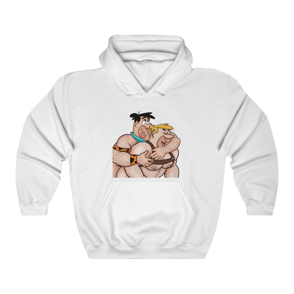 Fred & Barney Hug / Unisex Heavy Blend™ Hooded Sweatshirt