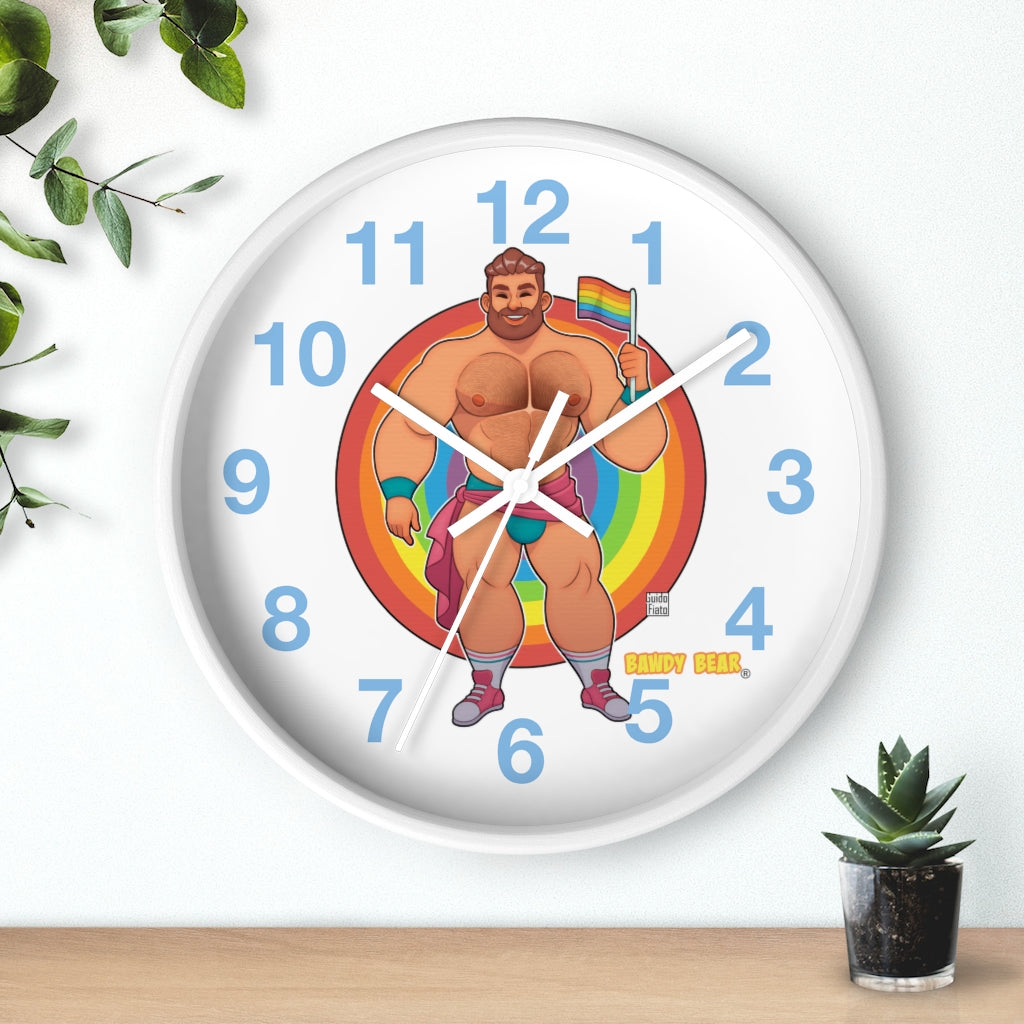 Bawdy Bear Pride / Wall clock
