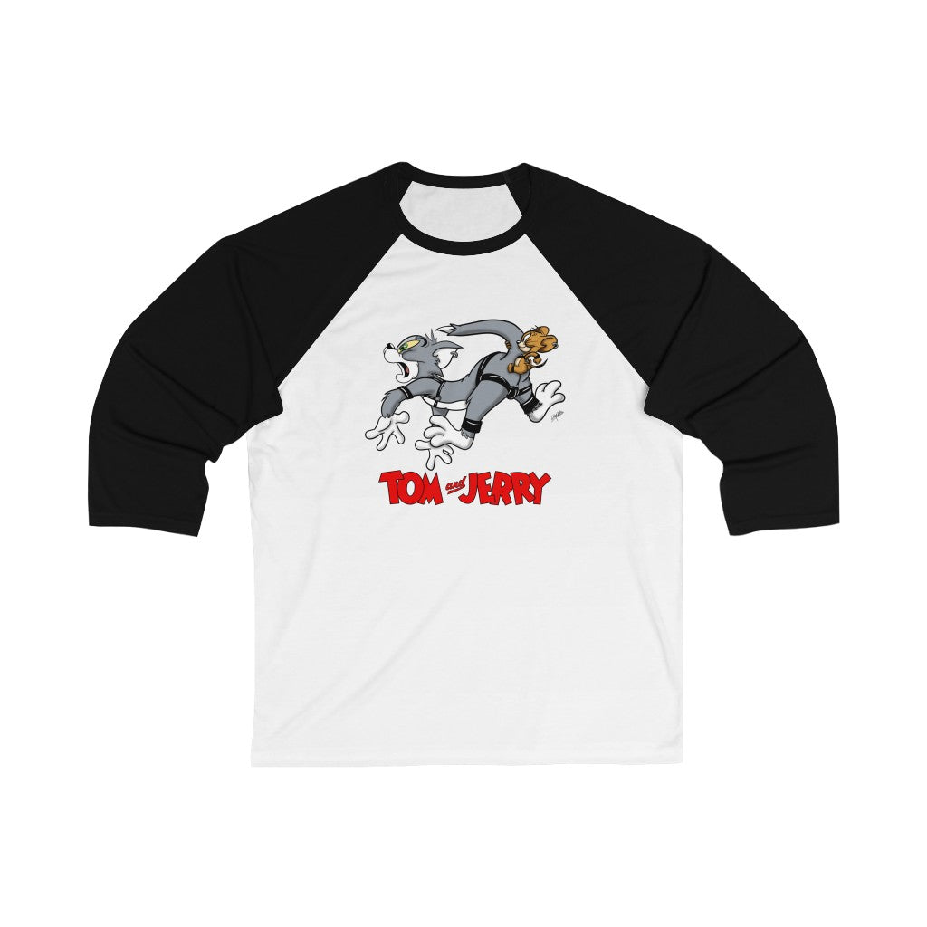 Tom and Jerry / Unisex 3/4 Sleeve Baseball Tee