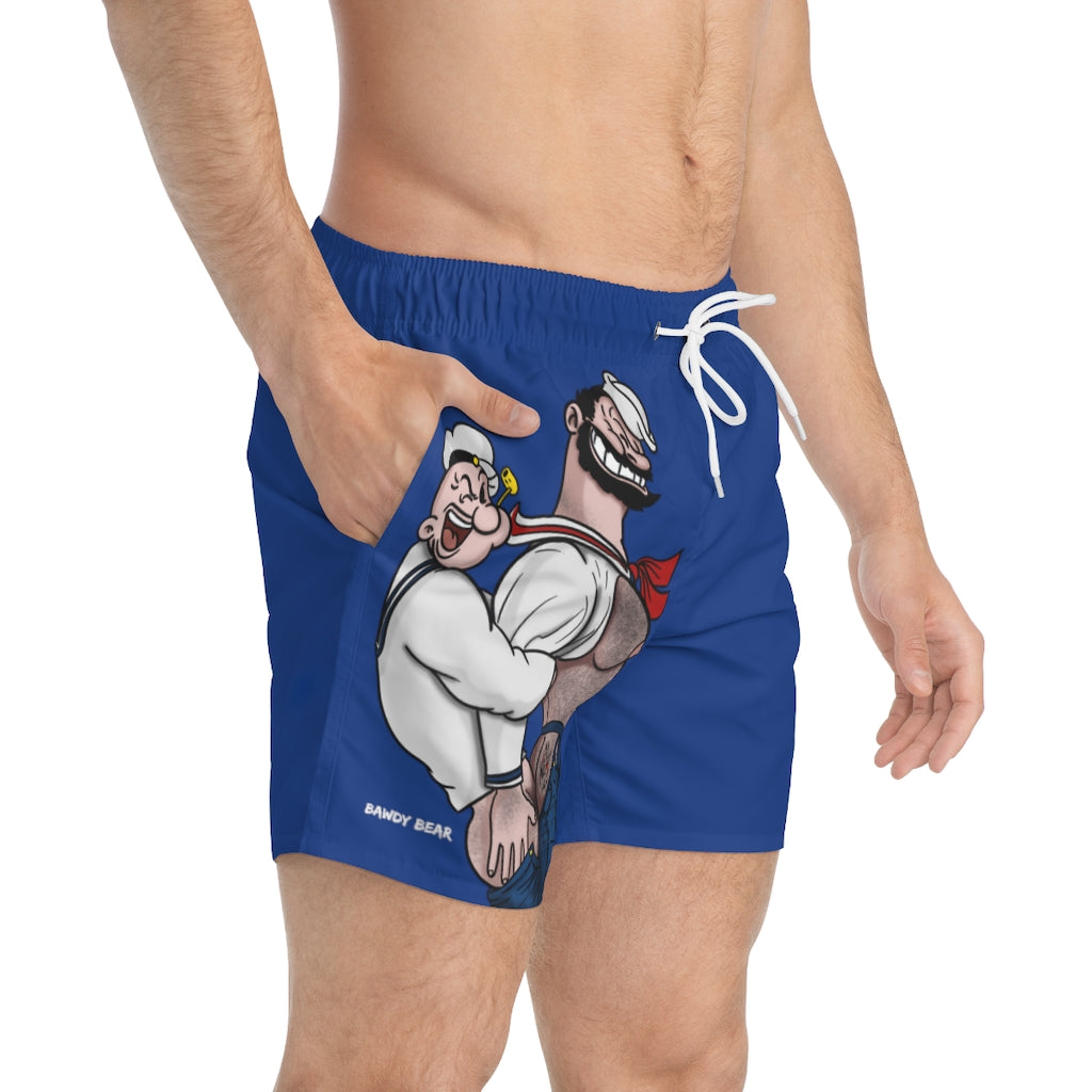 Popeye Loves Bluto / Swim Trunks