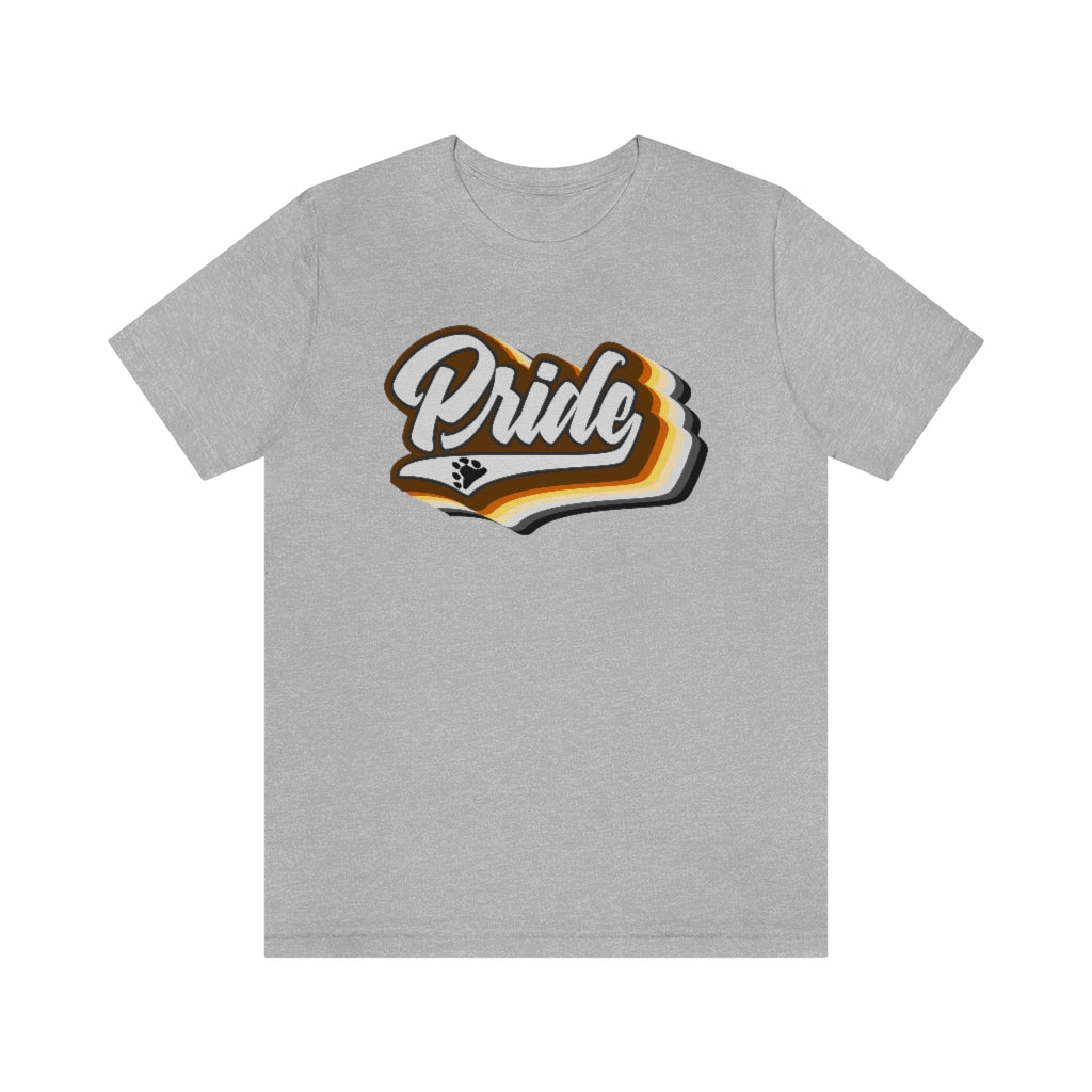 Retro Pride Bear / Unisex Jersey Short Sleeve Tee