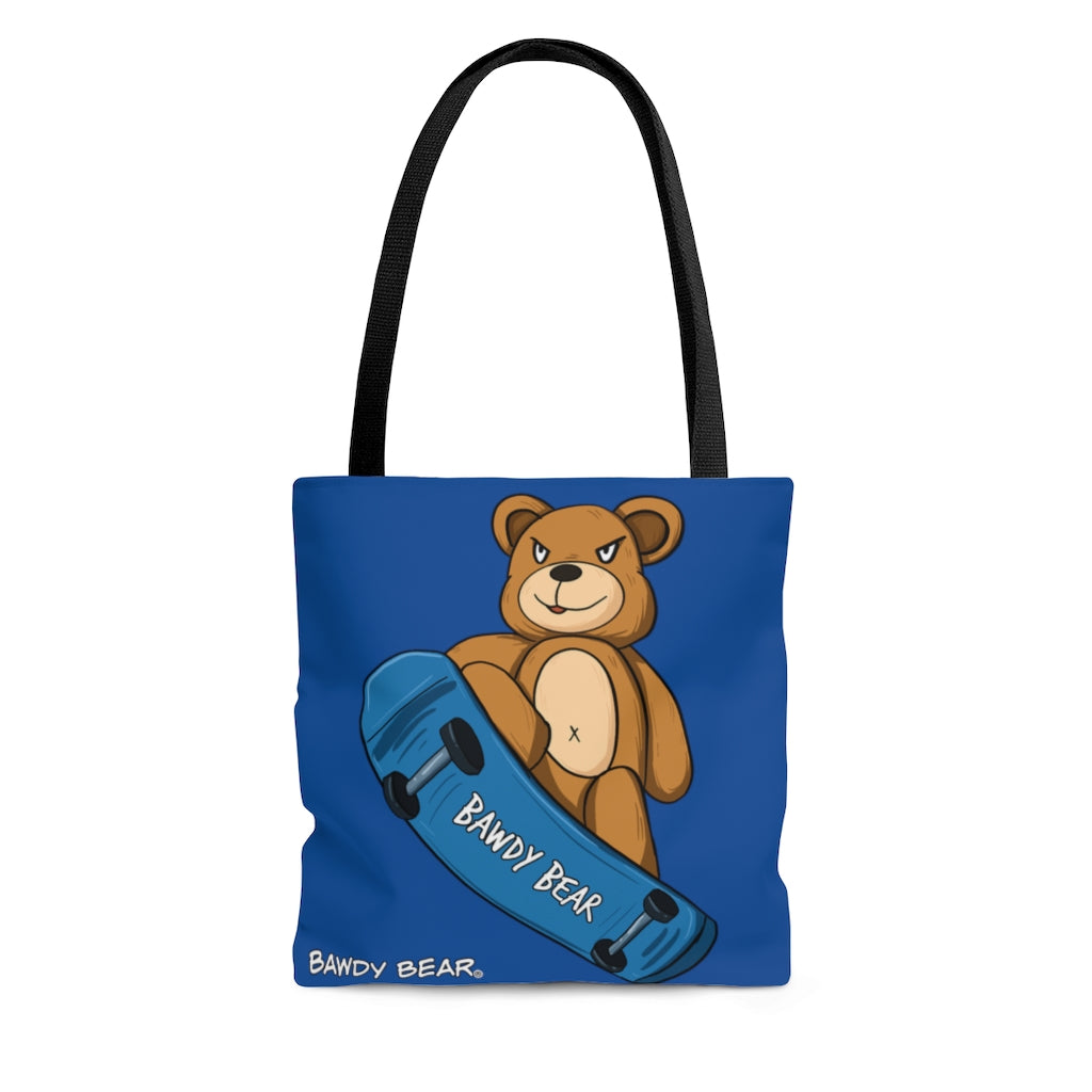 Skate Board Bear / AOP Tote Bag