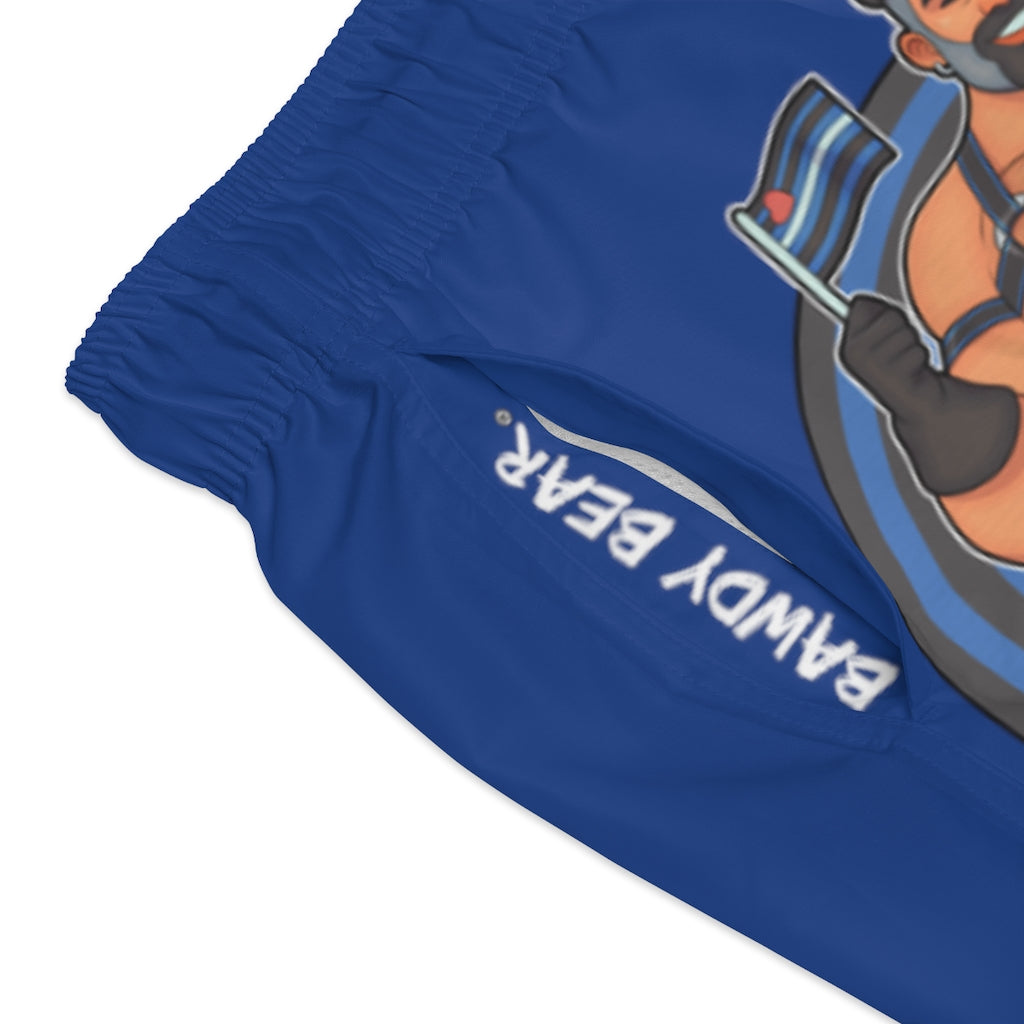 Bawdy Bear in Leather / Swim Trunks