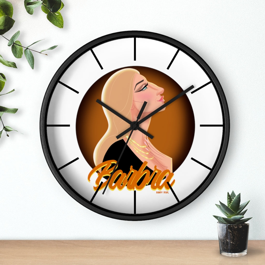 Pop Icon Series "Barbra" / Wall clock