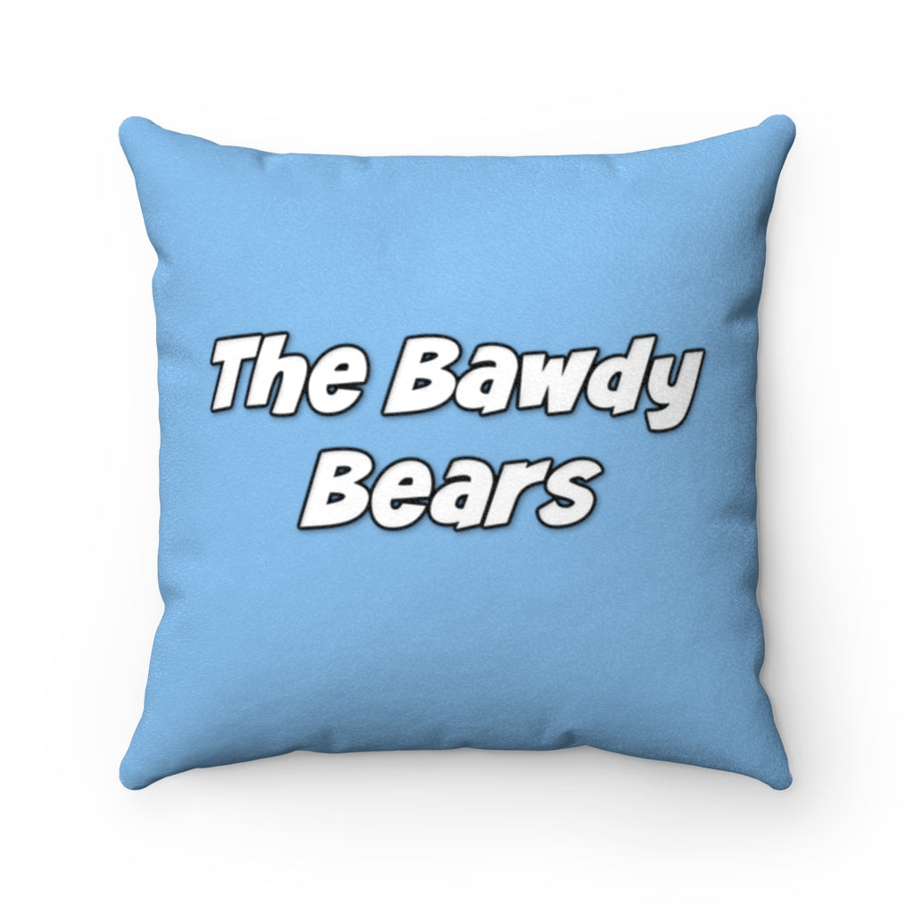 The Original Bawdy Bears #1 / Faux Suede Square Pillow
