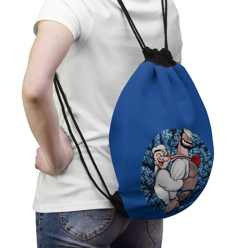 Popeye Loves Bluto / Drawstring Bag
