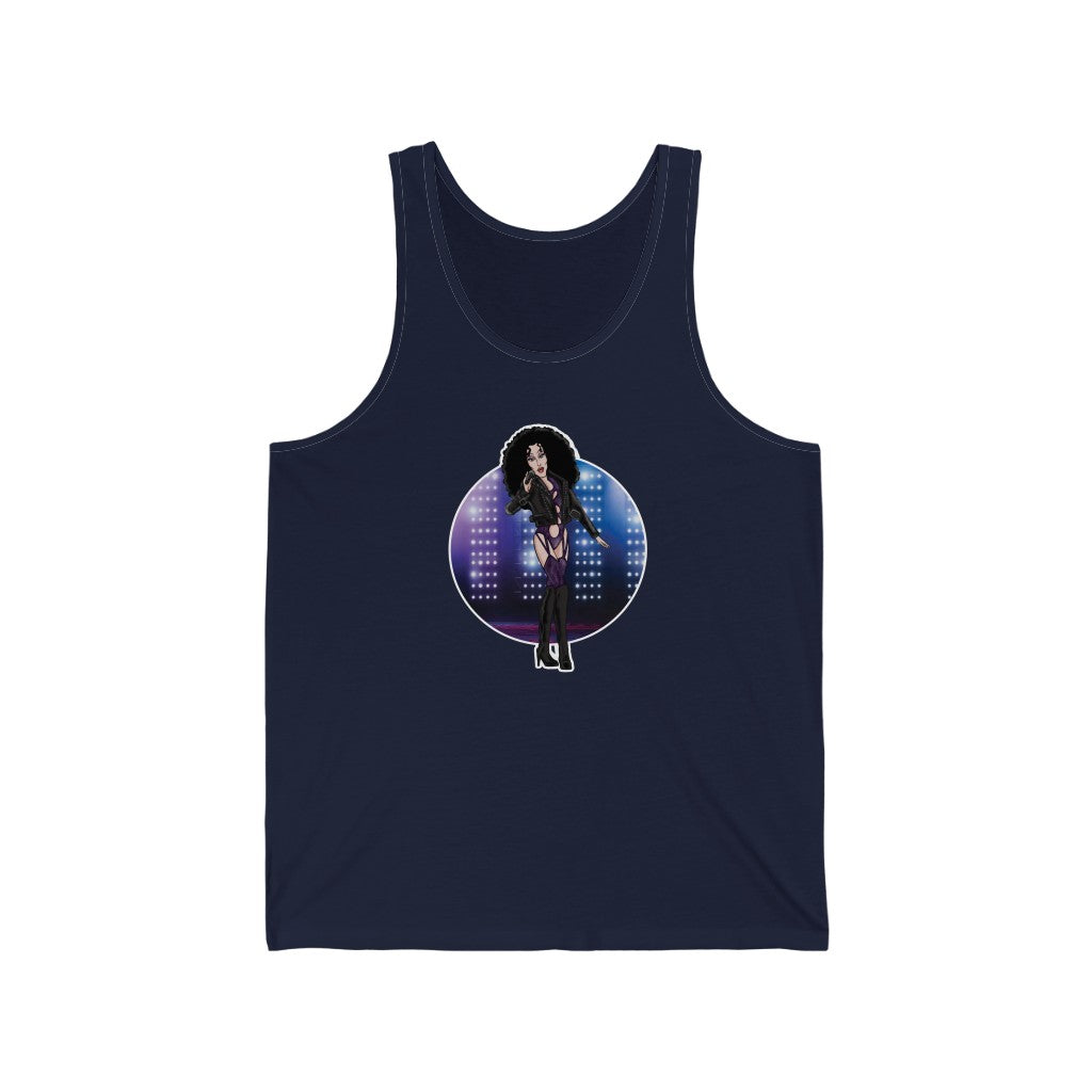 Cher "Turn Back Time" / Unisex Jersey Tank