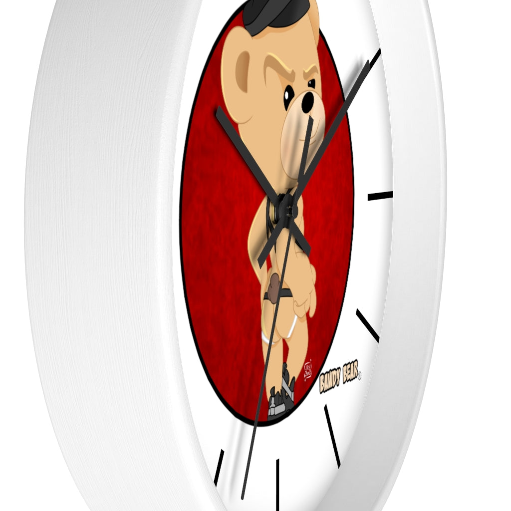 The Bawdy Bear "Naughty Bear" / Wall clock