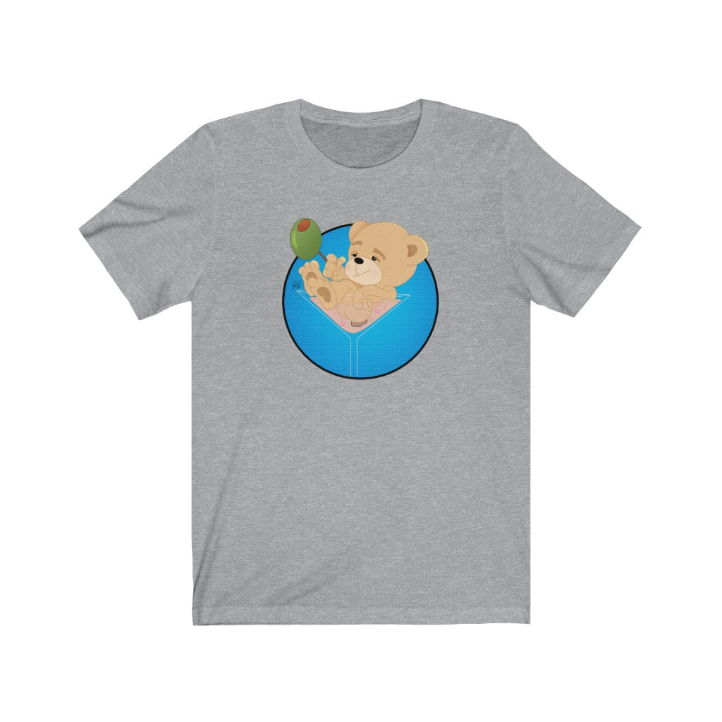 The Bawdy Bear "Dirty Martini" / Unisex Jersey Short Sleeve Tee