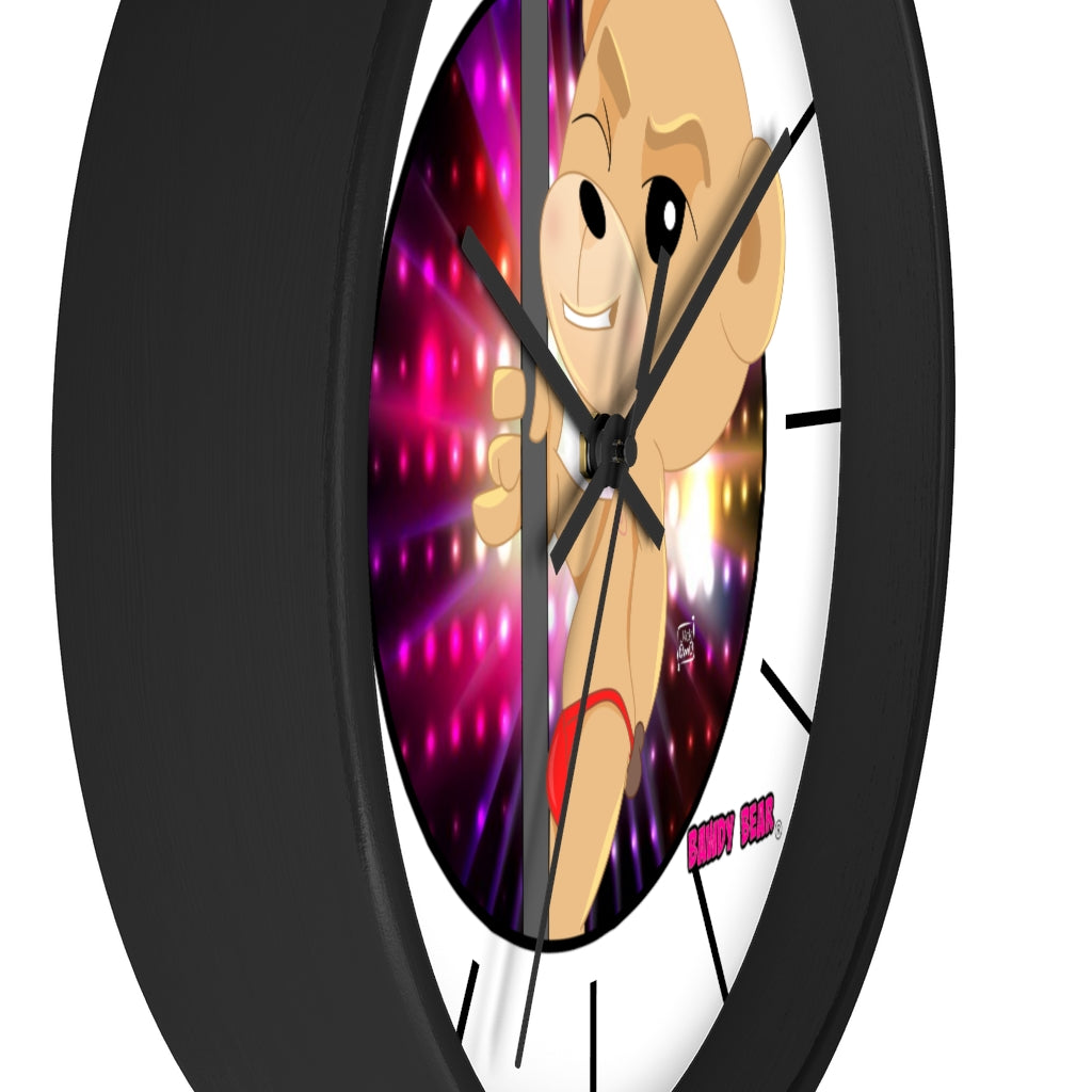 The Bawdy Bear "Pole Dancer" / Wall clock