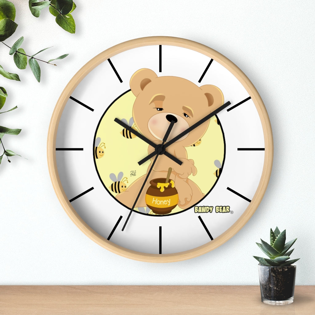 The Bawdy Bear "Buzzed" / Wall clock