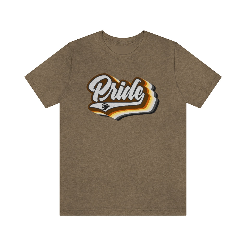 Retro Pride Bear / Unisex Jersey Short Sleeve Tee