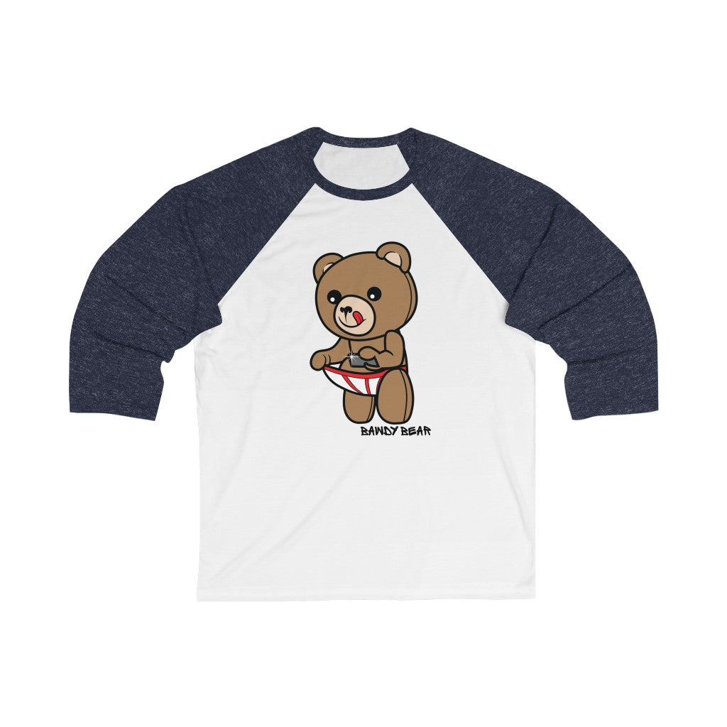 Grindr Bear / Unisex 3/4 Sleeve Baseball Tee