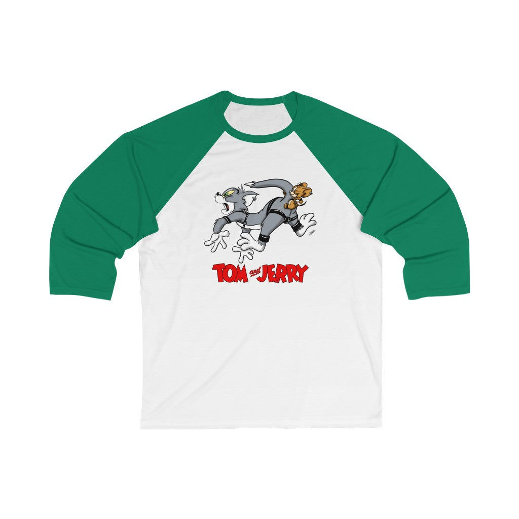 Tom and Jerry / Unisex 3/4 Sleeve Baseball Tee