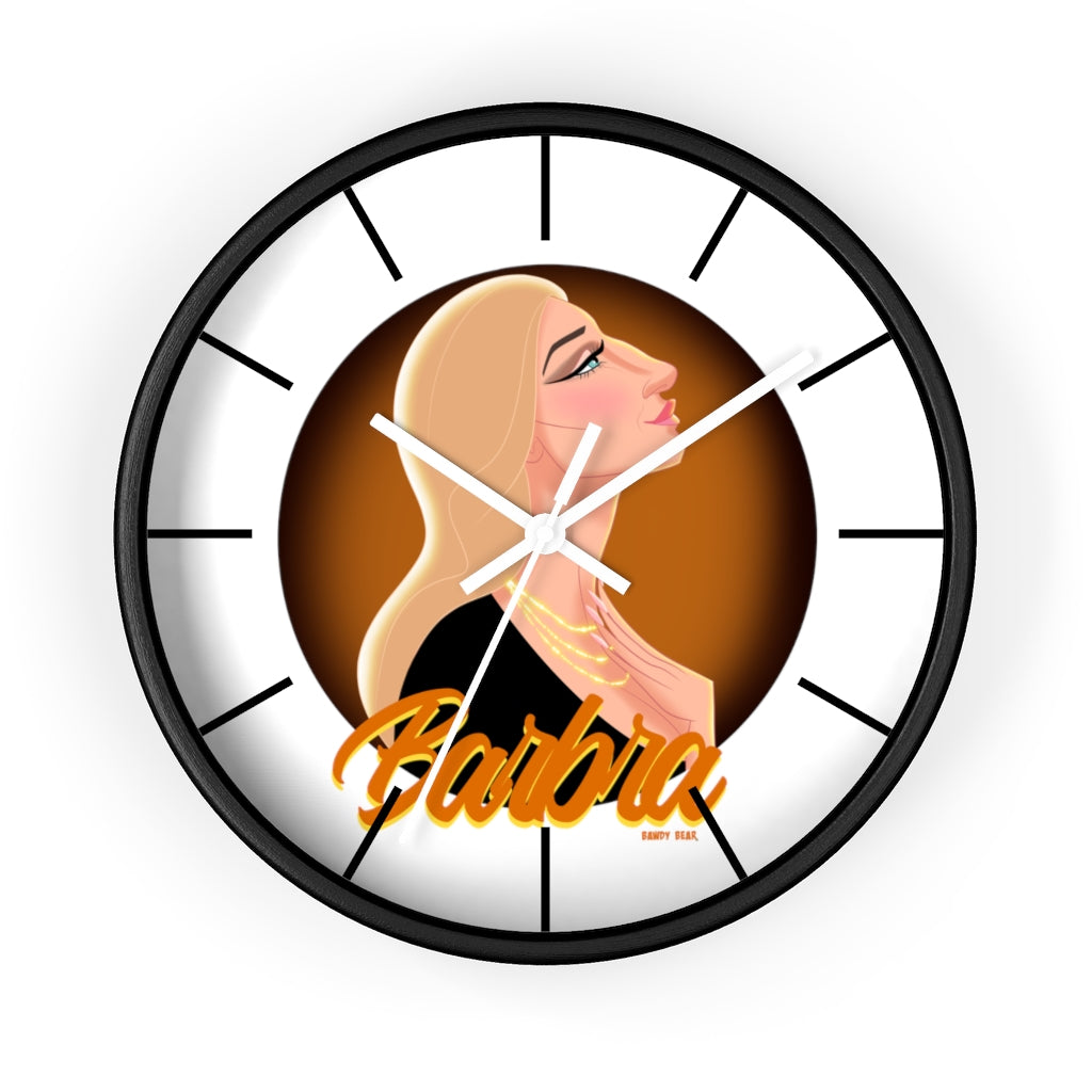 Pop Icon Series "Barbra" / Wall clock