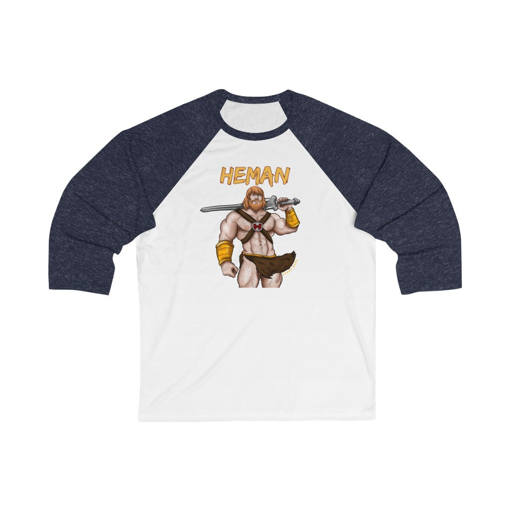 HEBEAR / Unisex 3\4 Sleeve Baseball Tee