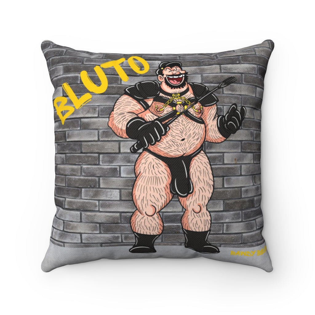 Bluto Flogging / Spun Polyester Square Pillow