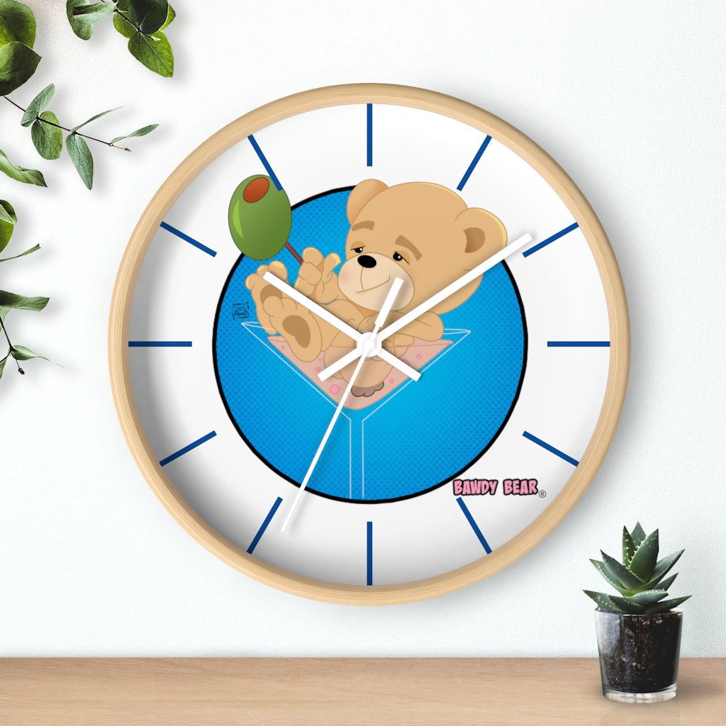 The Bawdy Bear "Dirty Martini" / Wall clock