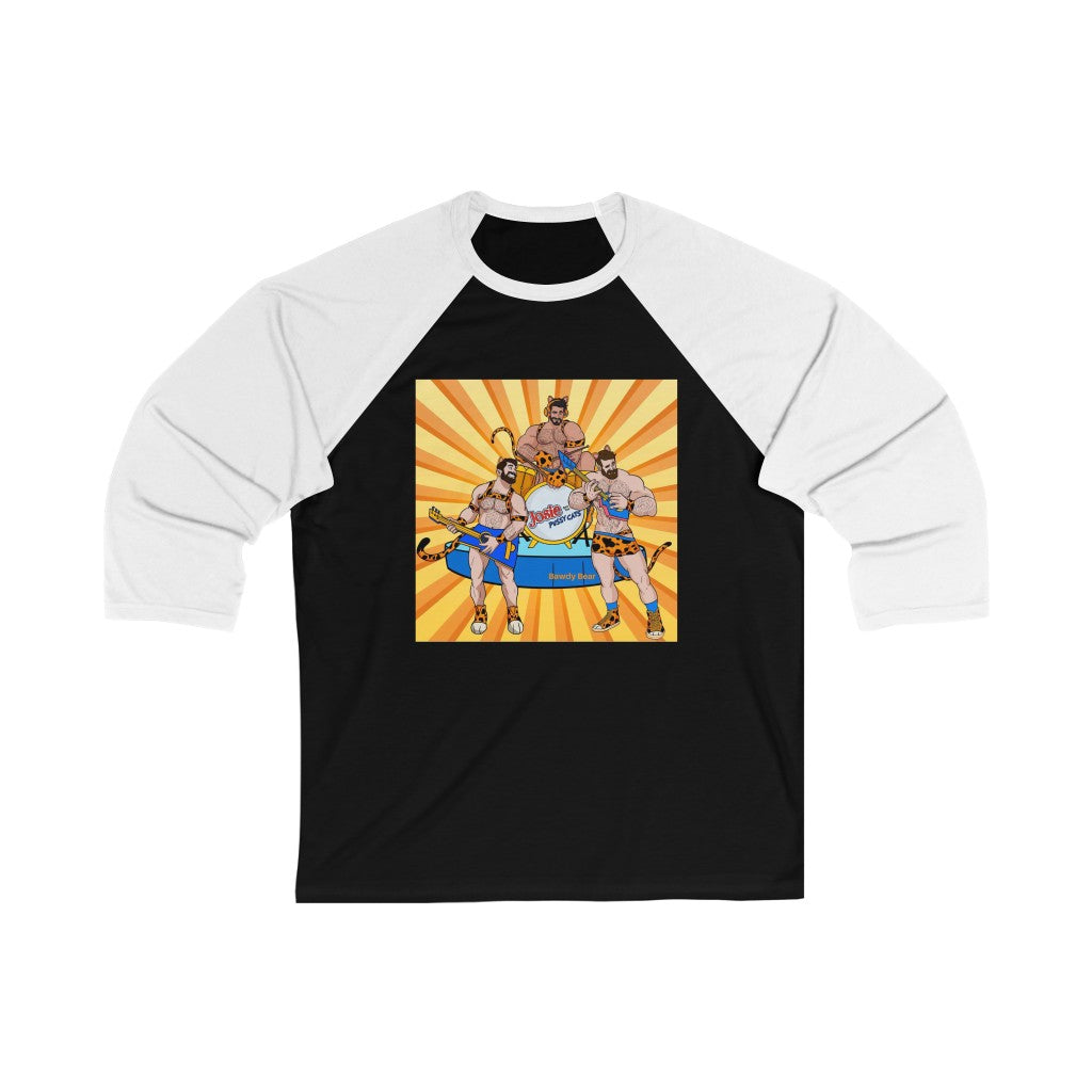 Pussycat Bears w/background / Unisex 3\4 Sleeve Baseball Tee