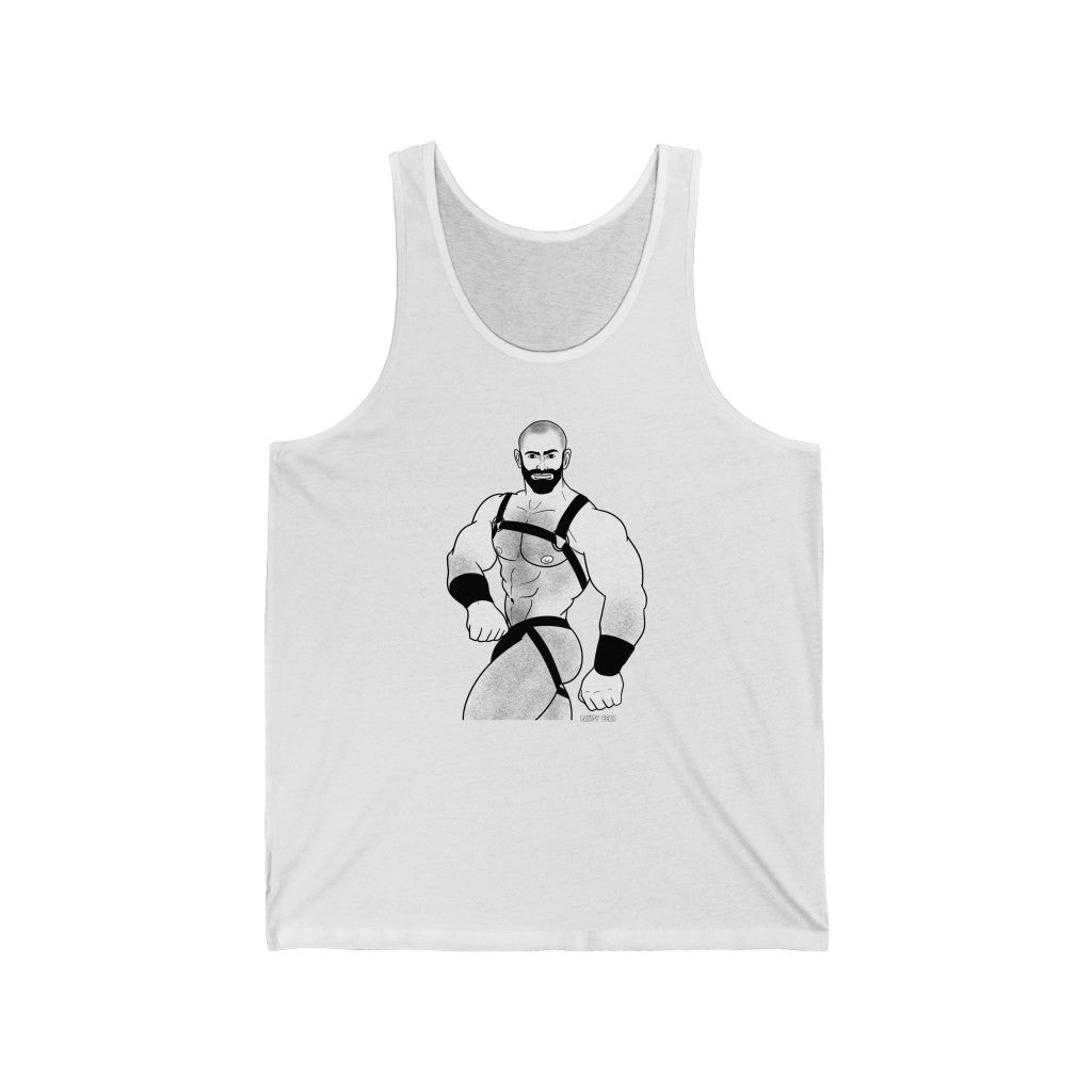 Lthr Man 4 Full Body / Unisex Jersey Tank