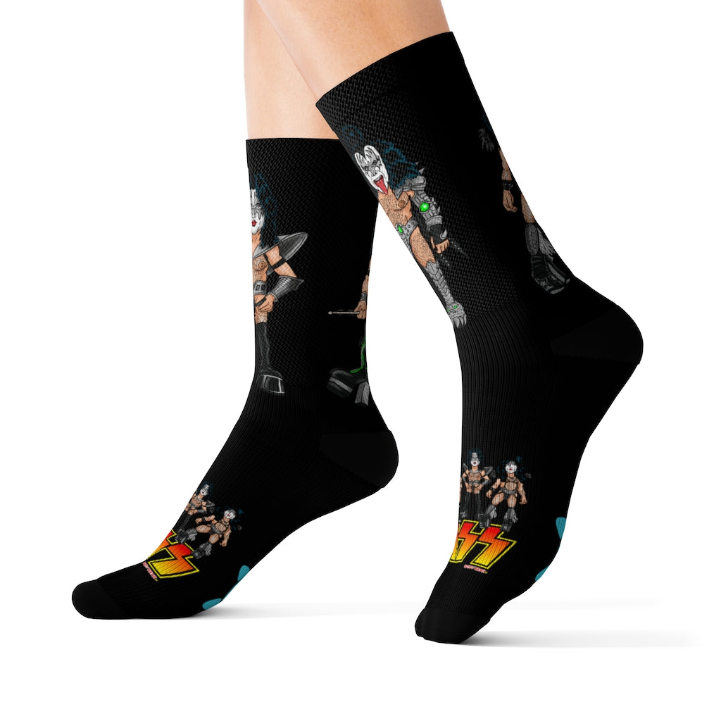 Bear Kiss / Sublimation Socks