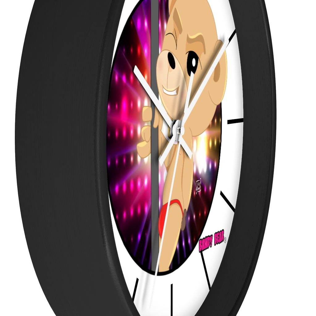 The Bawdy Bear "Pole Dancer" / Wall clock