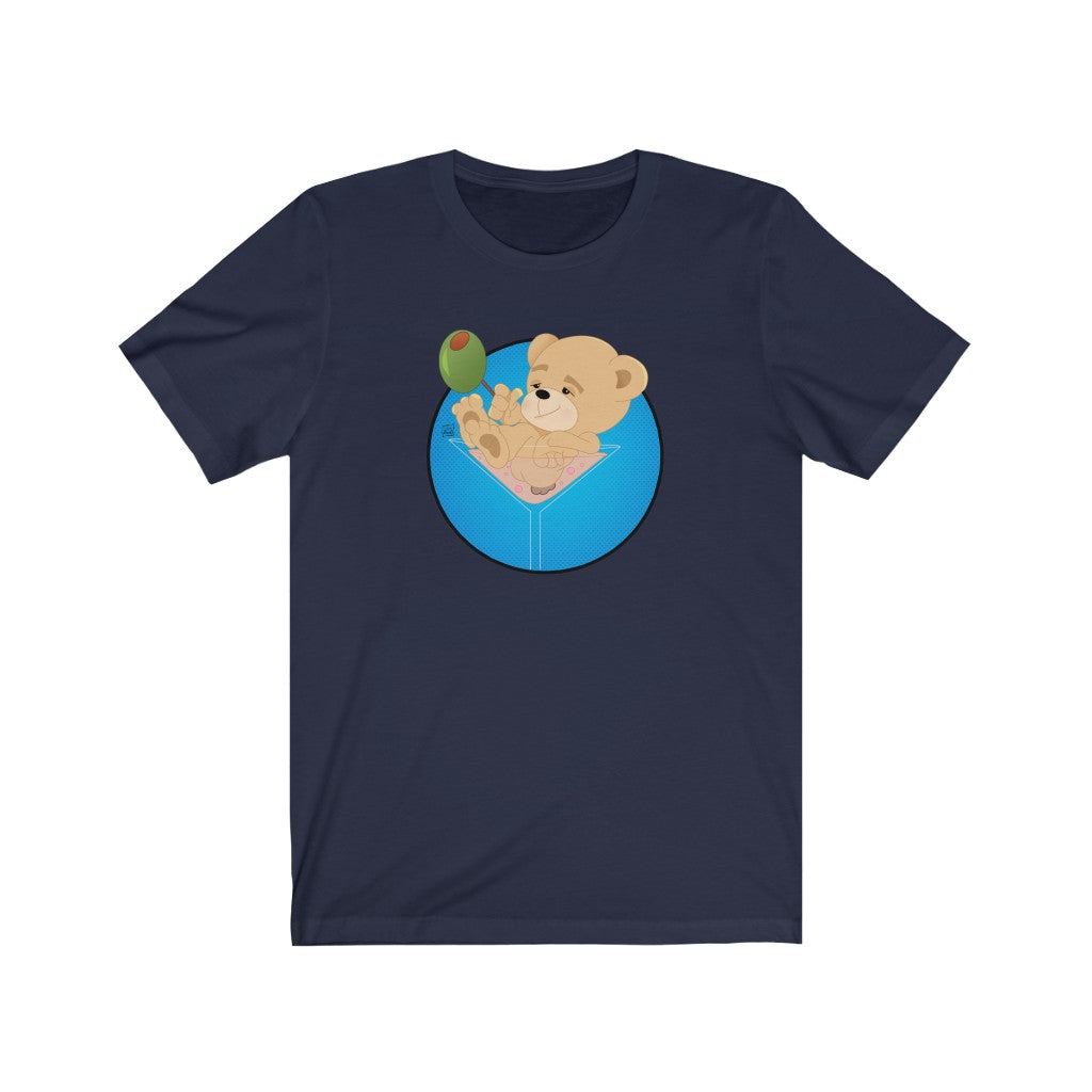 The Bawdy Bear "Dirty Martini" / Unisex Jersey Short Sleeve Tee