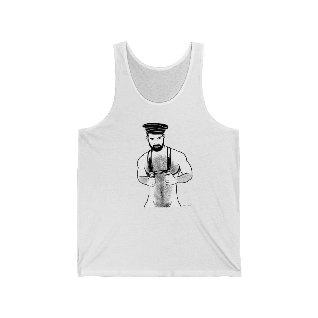 Lthr Man 6 Full Body / Unisex Jersey Tank