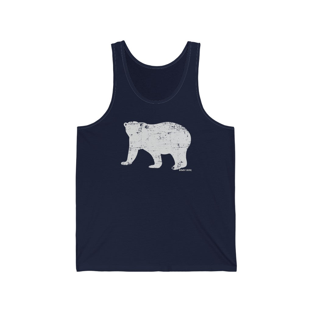 Grunge Bear / Unisex Jersey Tank
