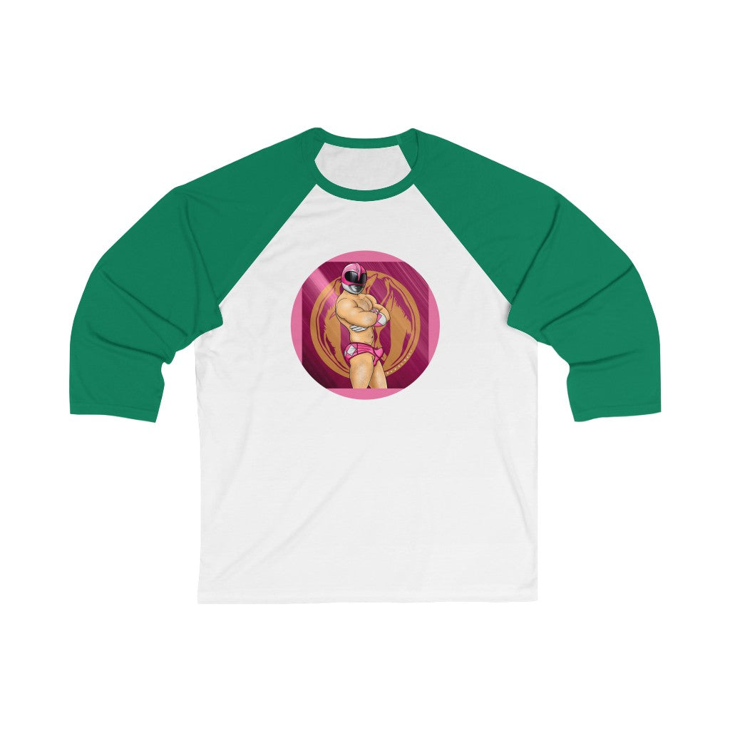 Ranger Pink / Unisex 3\4 Sleeve Baseball Tee