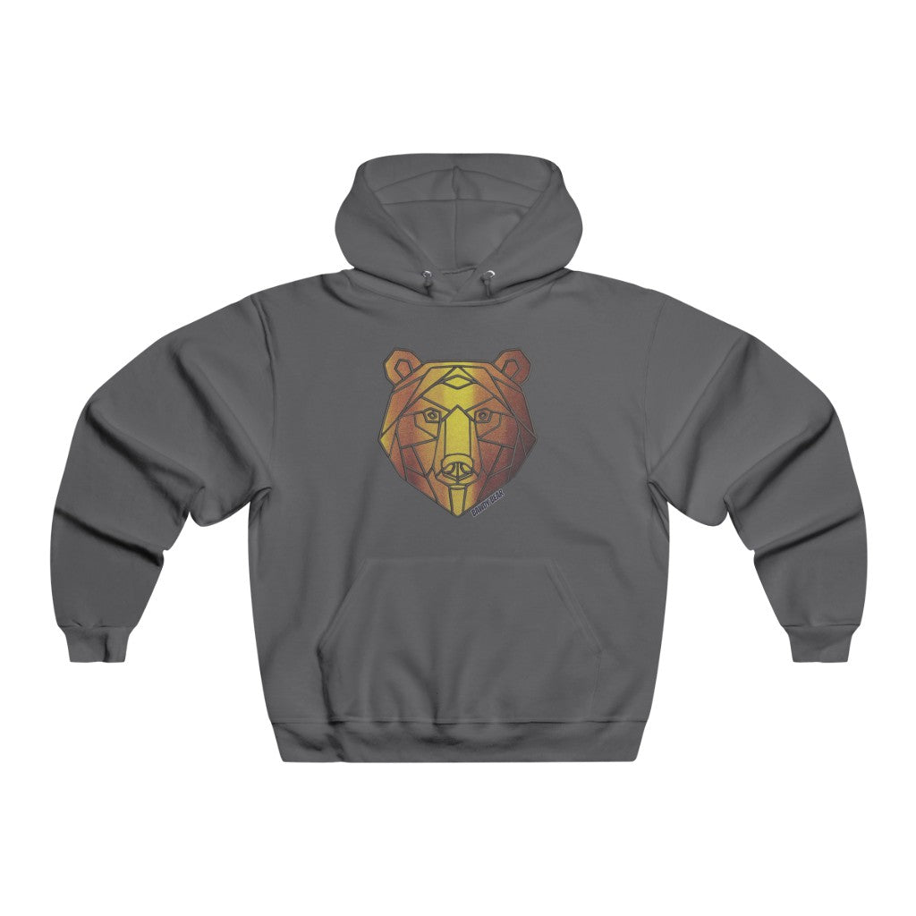 Geo Copper Bear / Men's NUBLEND® Hooded Sweatshirt