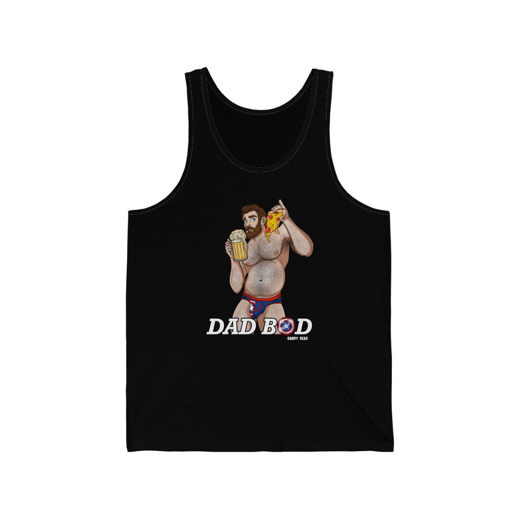 Dad Bod Series "Captain America" / Unisex Jersey Tank