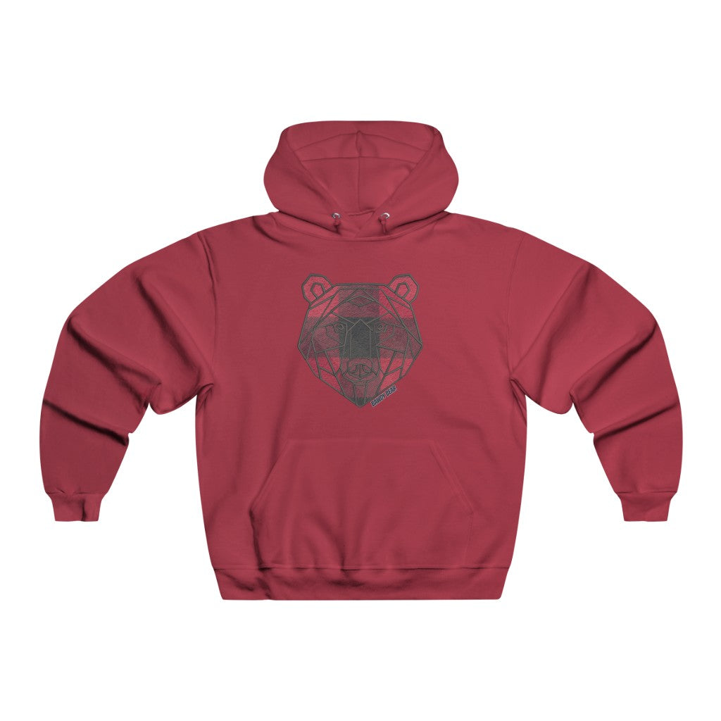 Geo Buffalo Bear / Men's NUBLEND® Hooded Sweatshirt