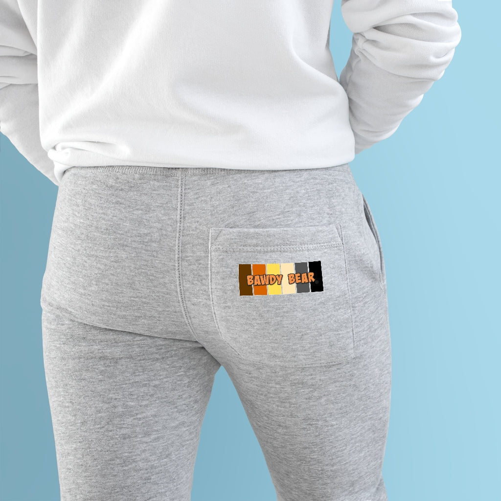 Bawdy Bear Pride Colors / Premium Fleece Joggers