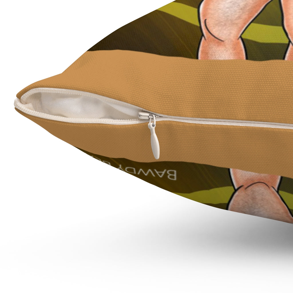 Nice & Naughty Power Ranger White / Spun Polyester Square Pillow