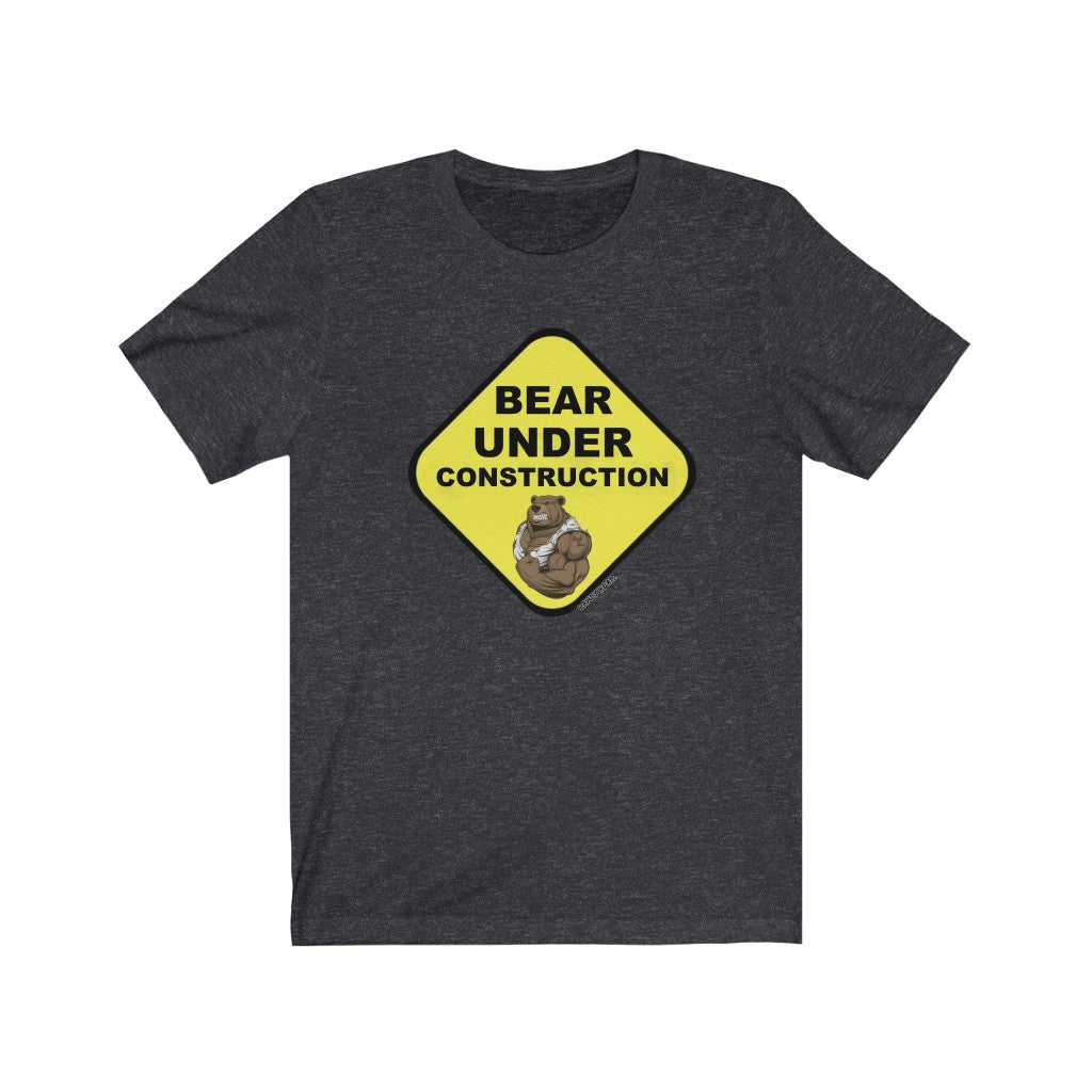 Bear Under Construction / Unisex Jersey Short Sleeve Tee