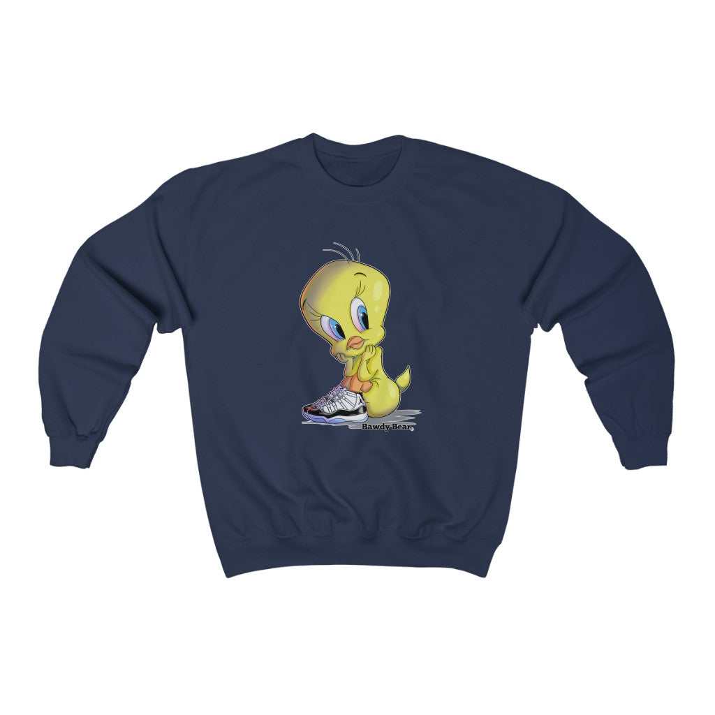 Tweety Bird in Sneakers / Unisex Heavy Blend™ Crewneck Sweatshirt