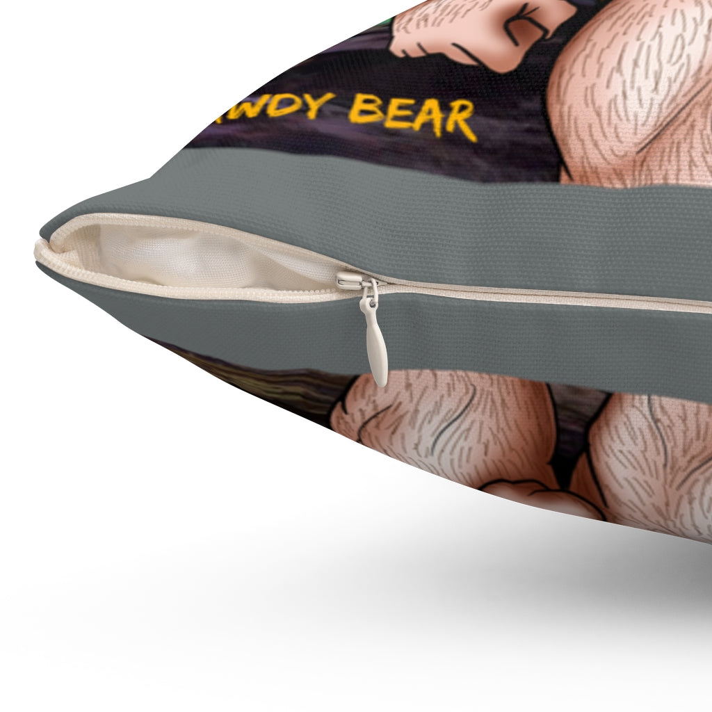 Nice & Naughty HEBEAR / Spun Polyester Square Pillow