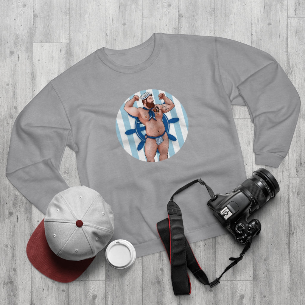 Sailor Bear / Unisex Crew Neck Sweatshirt