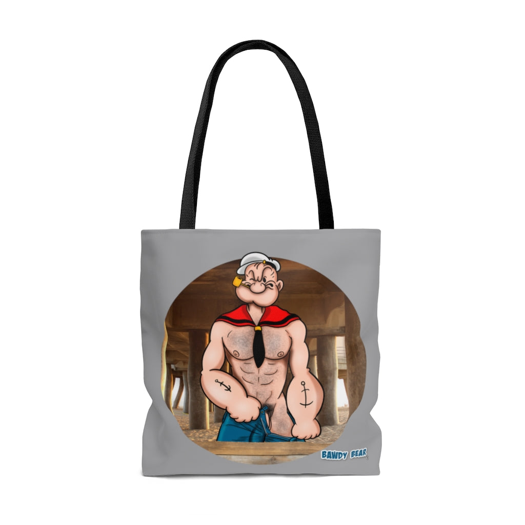 Popeye "Under the D Dock" / AOP Tote Bag