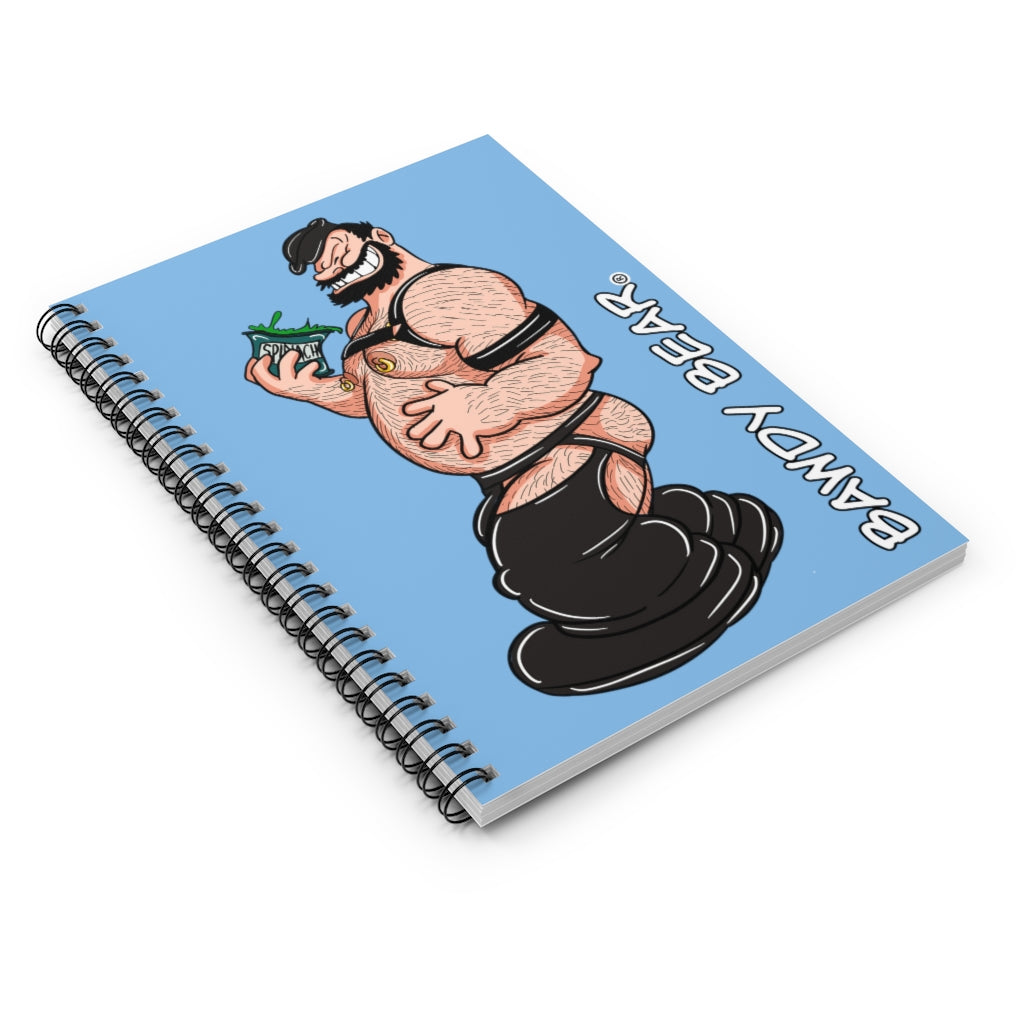 Bluto Spinach / Spiral Notebook - Ruled Line