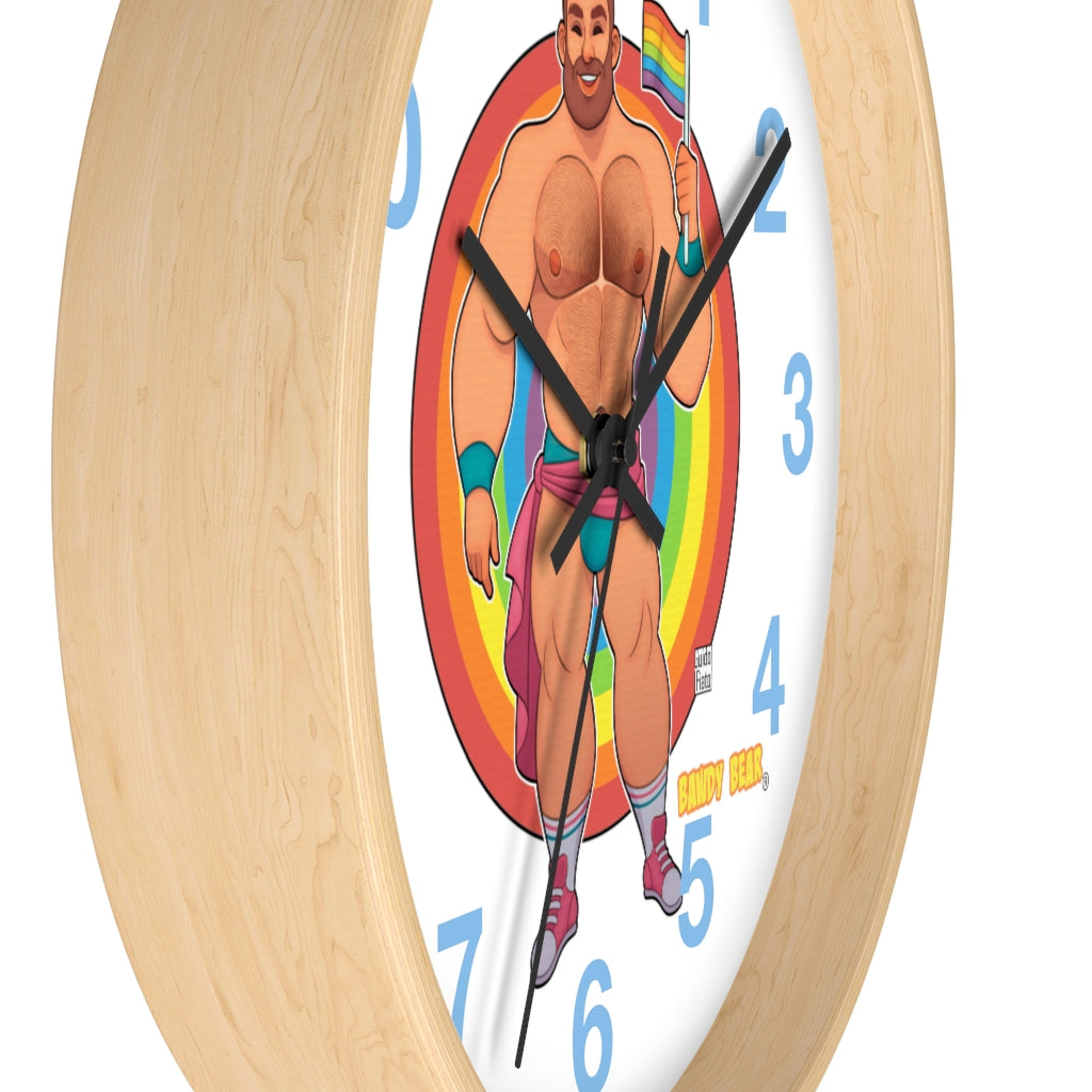 Bawdy Bear Pride / Wall clock