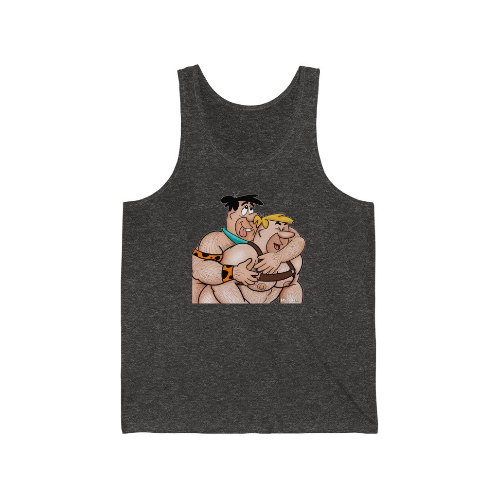 Fred & Barney Hug / Unisex Jersey Tank