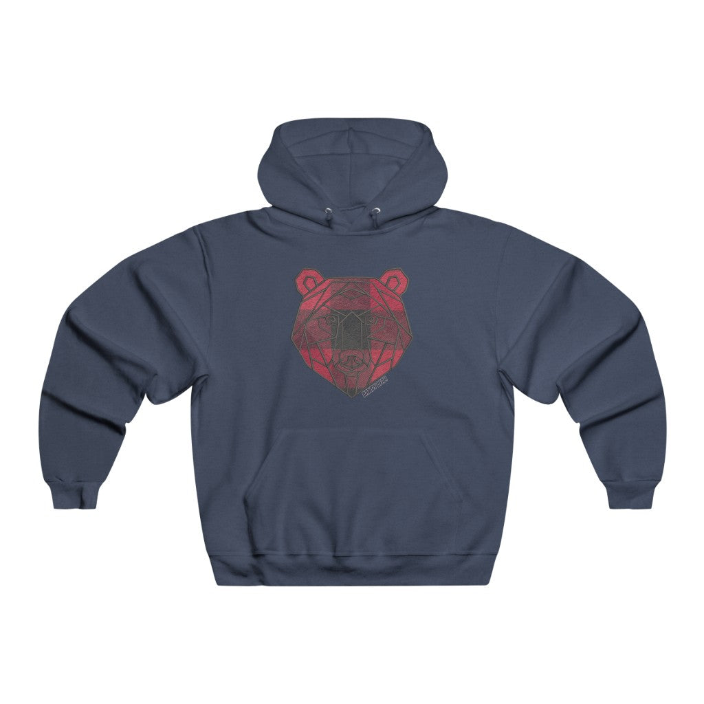Geo Buffalo Bear / Men's NUBLEND® Hooded Sweatshirt