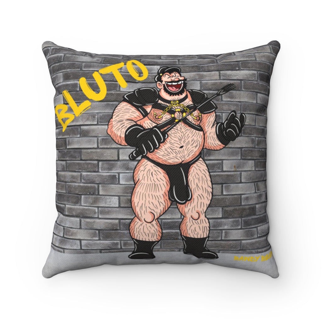Bluto Flogging / Spun Polyester Square Pillow