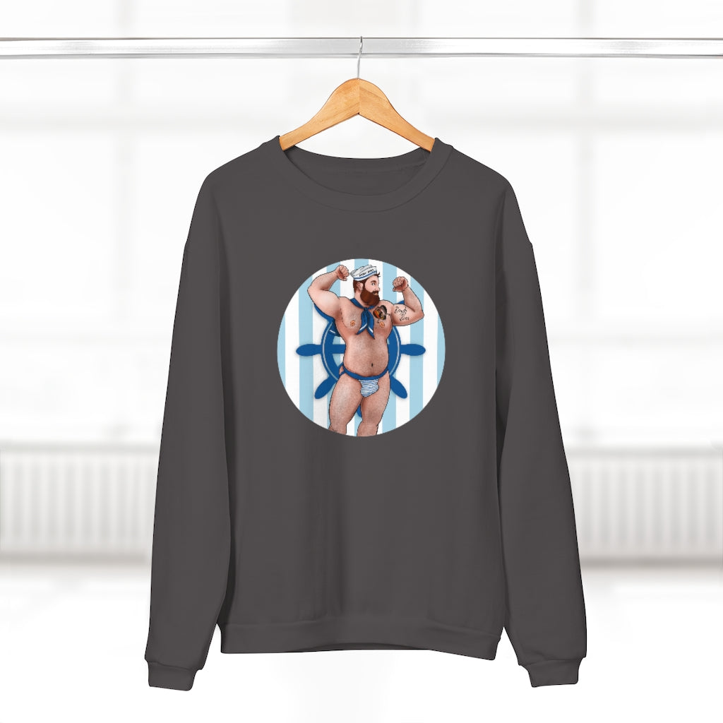 Sailor Bear / Unisex Crew Neck Sweatshirt