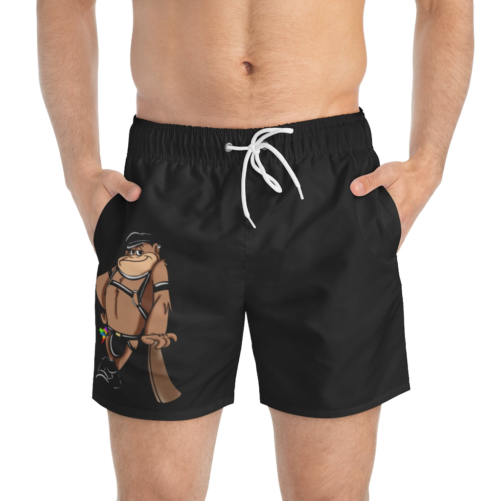 Magilla in Leather / Swim Trunks