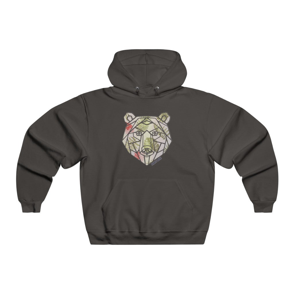 Geo Tropical Bear / Men's NUBLEND® Hooded Sweatshirt