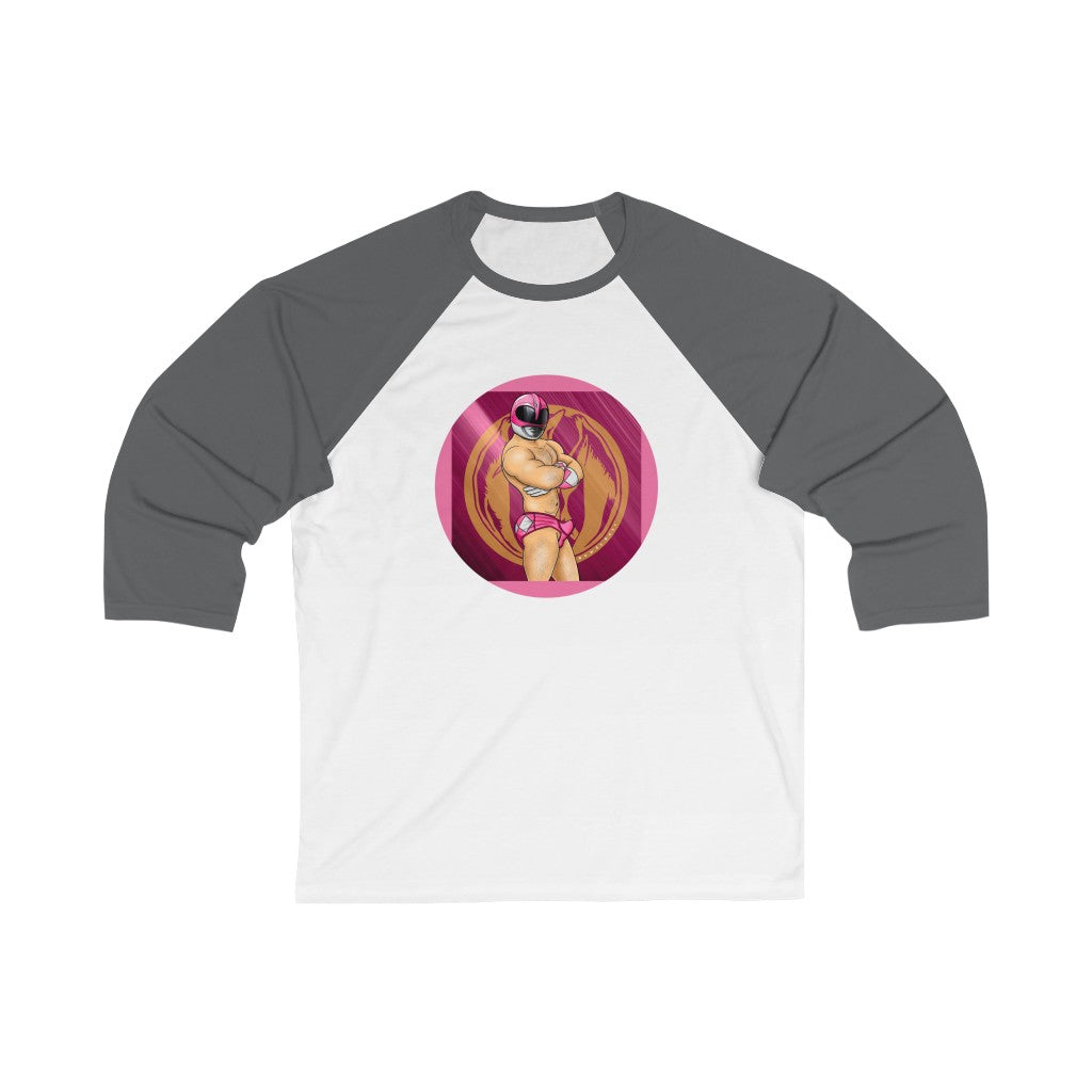 Ranger Pink / Unisex 3\4 Sleeve Baseball Tee